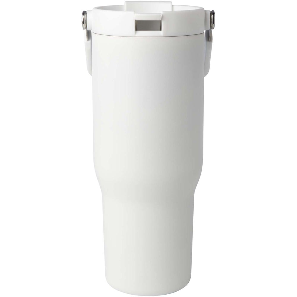Bronx 900 ml RCS gecertificeerde, vacuüm geïsoleerde beker van gerecycled roestvrij staal en koper met deksel met dubbele fun
