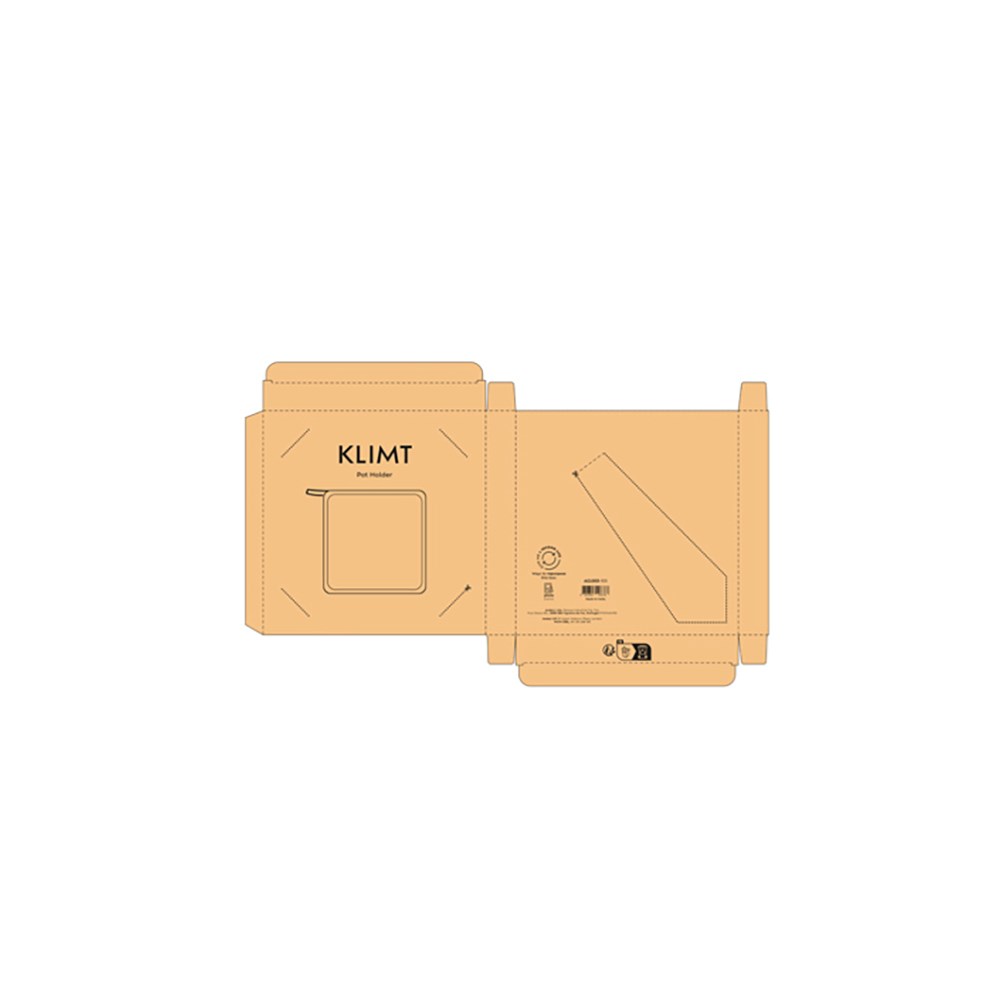 Klimt Pothouder Gerecycled Katoen 180 gsm - Grijs