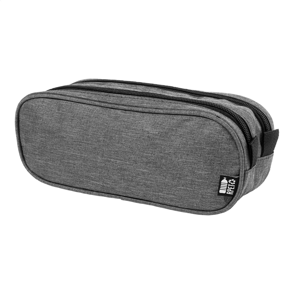 Dubsten - RPET pen case - bedrukt of onbedrukt verkrijgbaar - Donker Grijs
