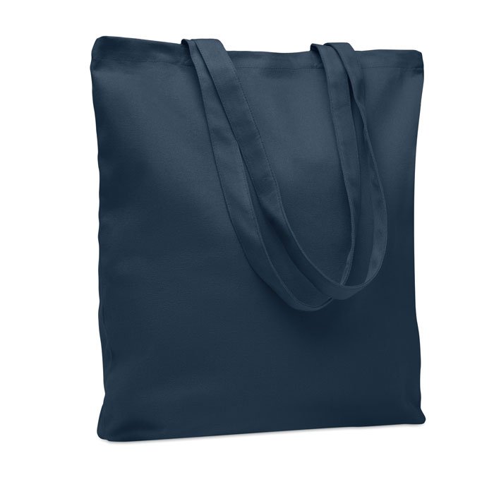 RASSA COLOURED - Stevige canvas boodschappentas - voor bedrijven en relatiegeschenken - Marineblauw