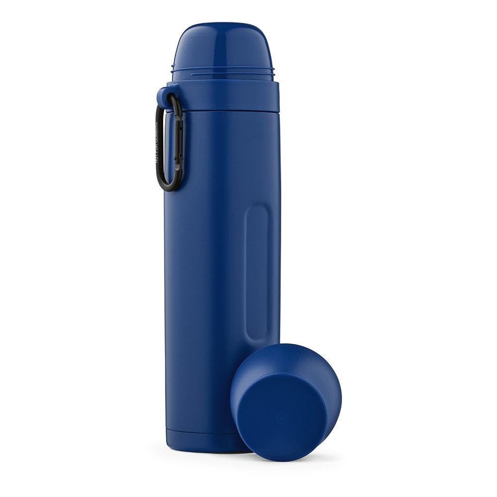 Flinders thermosfles gerecycled roestvrij staal 1080 ml - Marineblauw