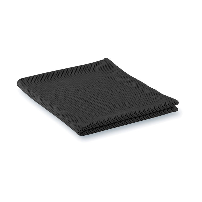 TAORU - Sporthanddoekje - voor bedrijven en relatiegeschenken - Zwart