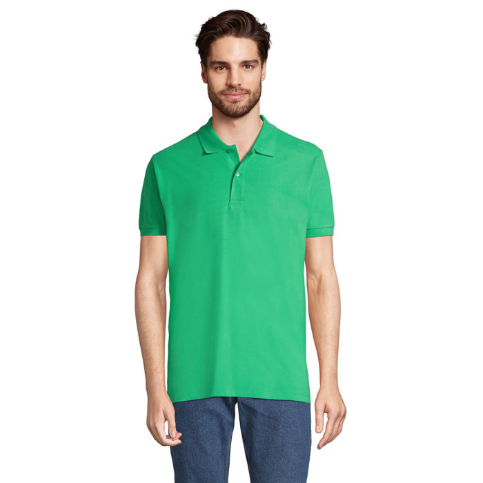 PERFECT MEN - PERFECT HEREN Polo 180g - voor bedrijven en relatiegeschenken - Lente Groen