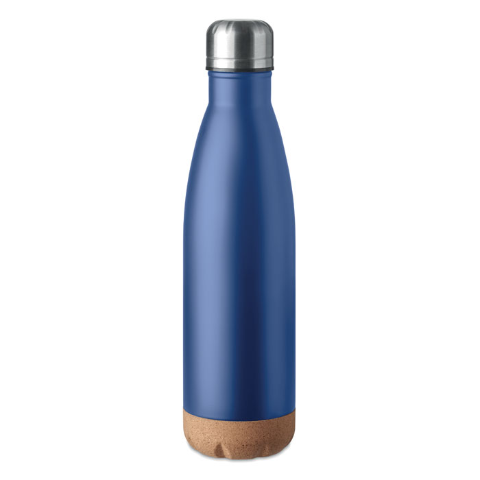 ASPEN CORK - Dubbelwandige fles 500 ml - kopen of bedrukken - blauw