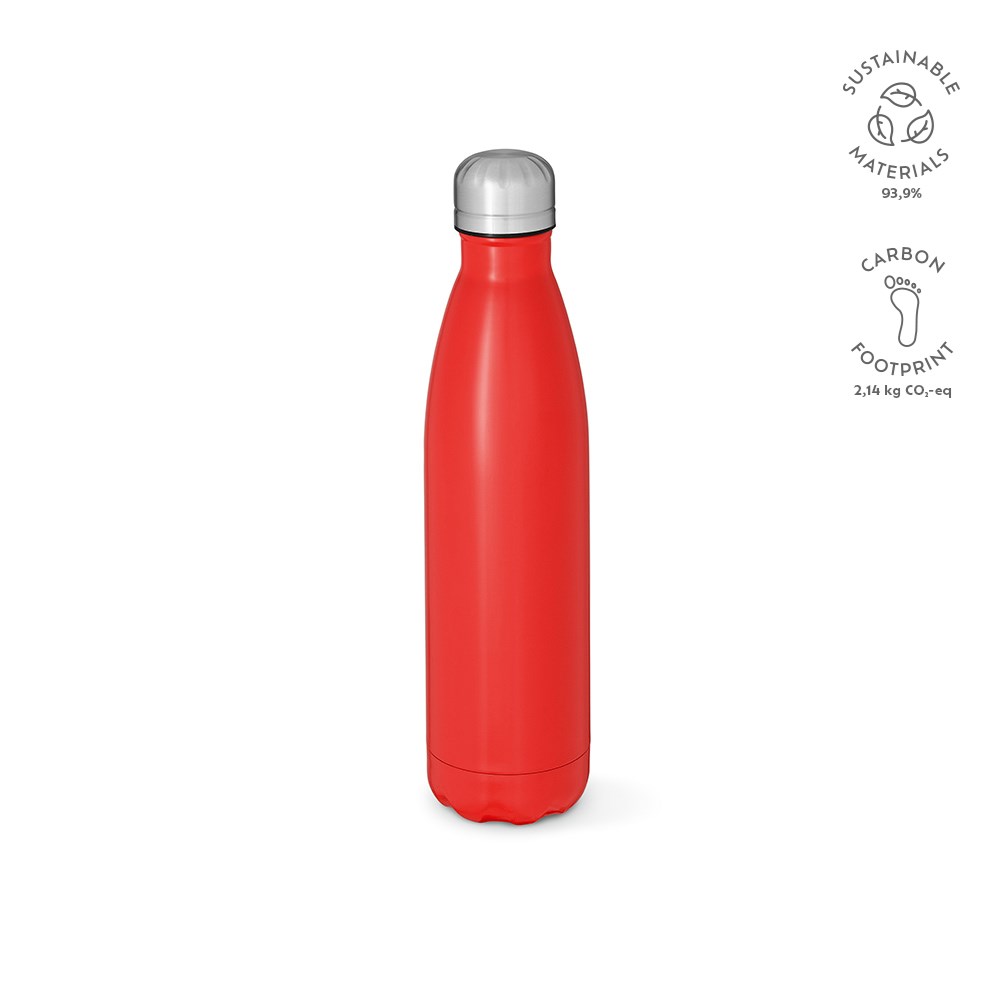 Mississippi 800 fles gerecycled roestvrij staal 810 ml - met logo of onbedrukt bestellen - rood