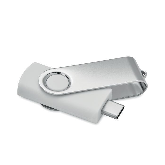 COLODRI - 16GB USB flash 3.0 type-C MO1401 - bedrukt of onbedrukt verkrijgbaar - Wit