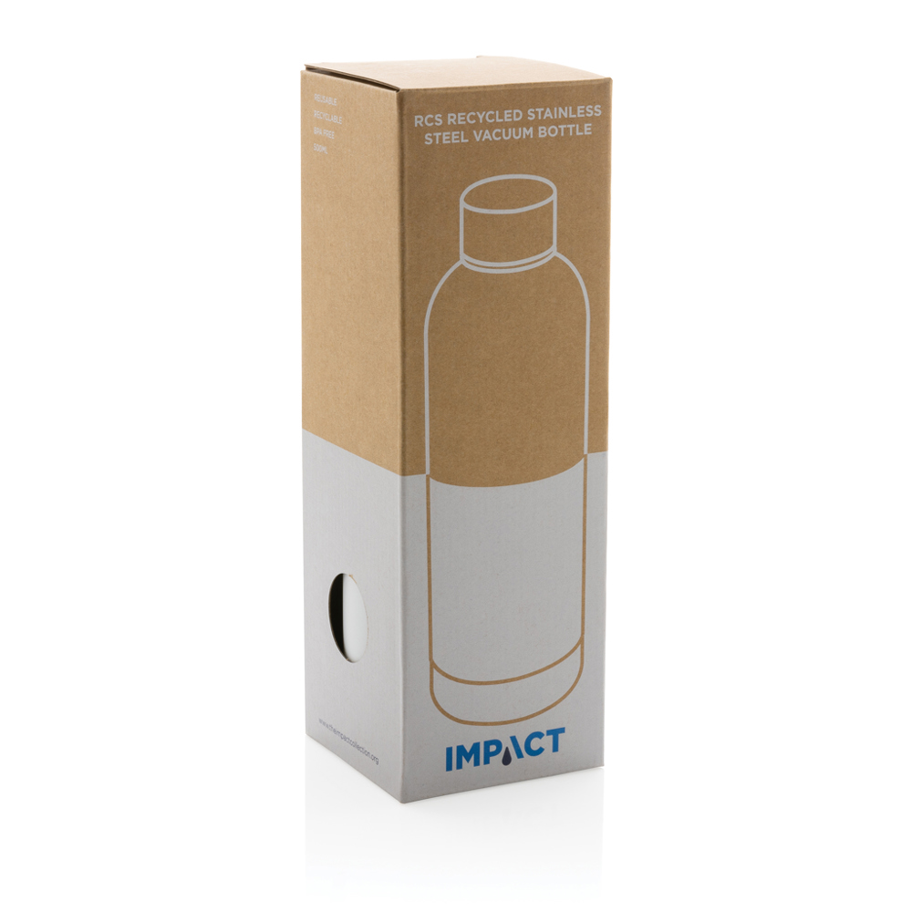 RCS gerecycled roestvrijstalen Impact vacuümfles