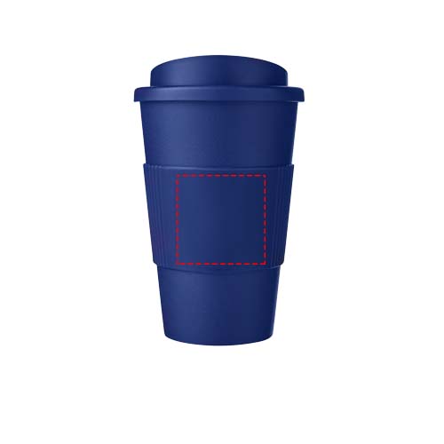 Americano® geïsoleerde beker van 350 ml met handgreep