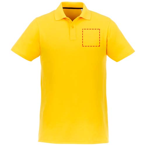 Helios 180 g/m² herenpolo met korte mouwen