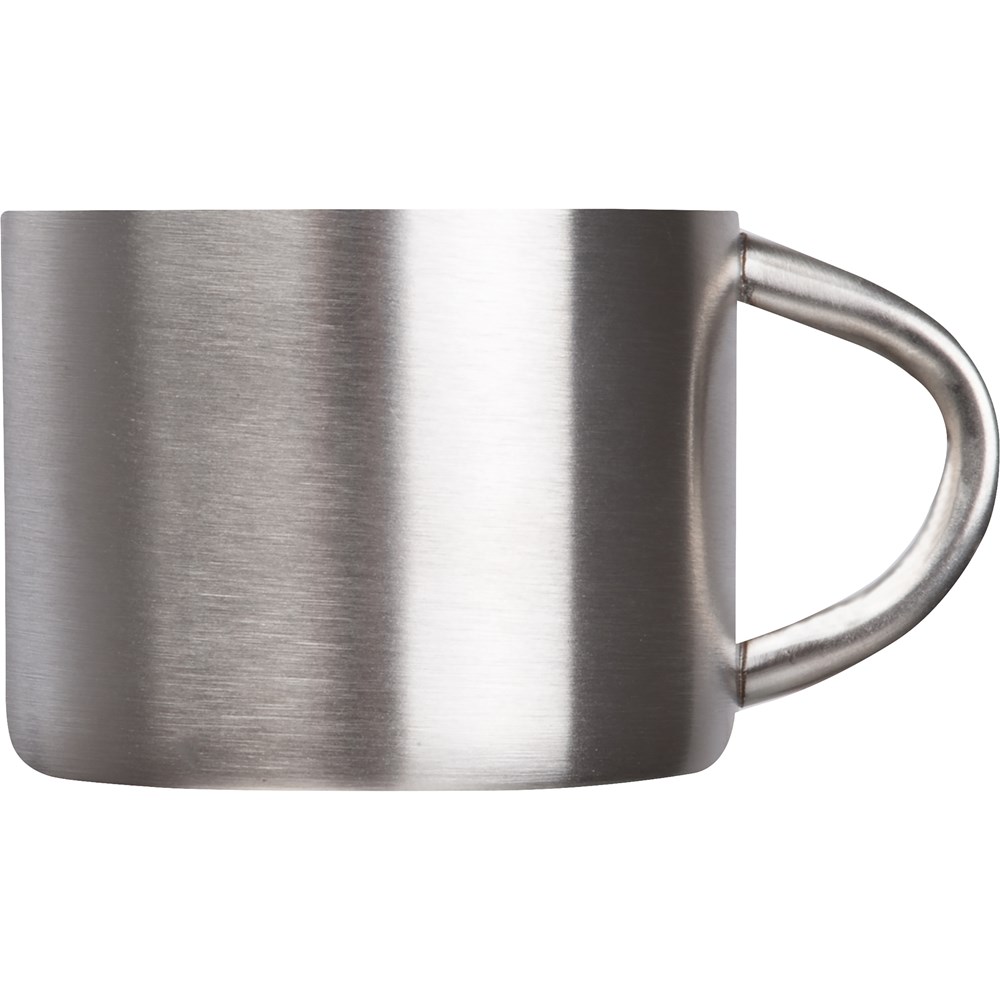 Dubbelwandig espressokopje van rvs, 60 ml