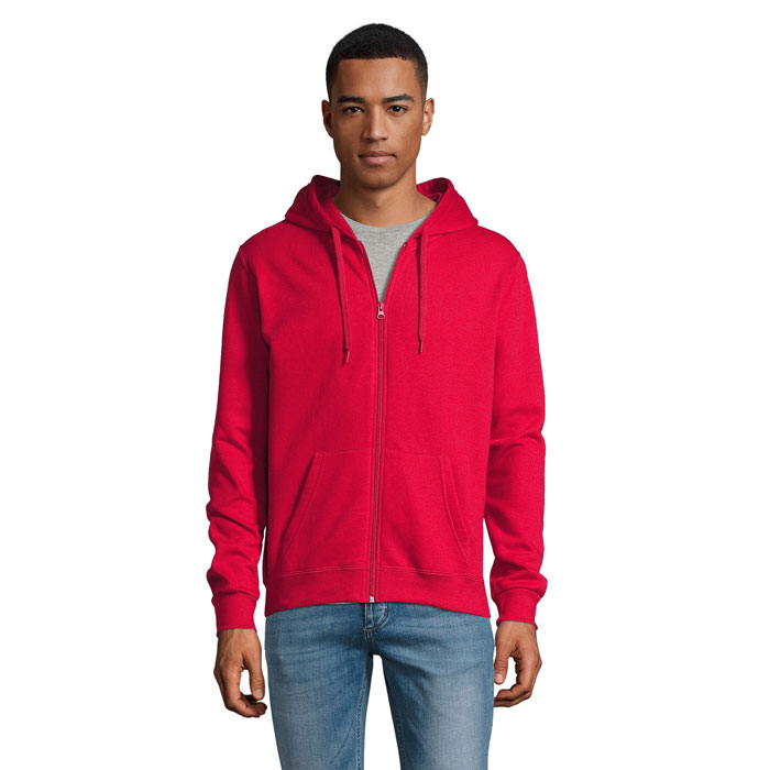 STONE - STONE unisex hoodie 260g - bedrukt of onbedrukt verkrijgbaar - rood