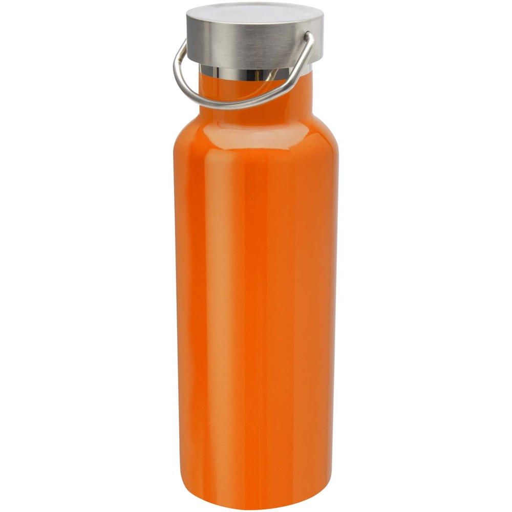Thor 500 ml RCS gecertificeerde waterfles van gerecycled roestvrijstaal - voor bedrijven en relatiegeschenken - Oranje