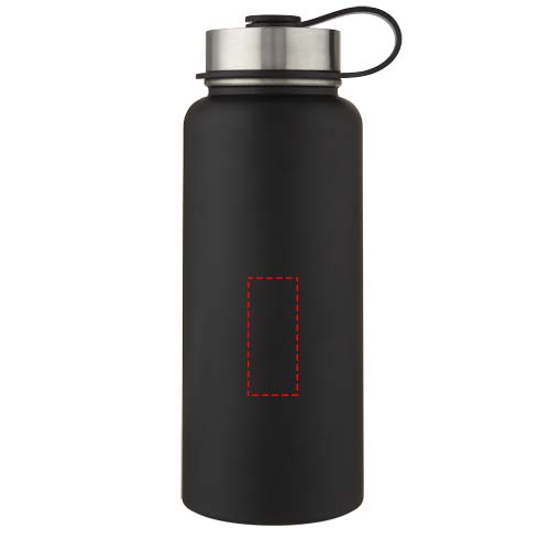 Supra 1 liter koper vacuüm geïsoleerde drinkfles met 2 deksels