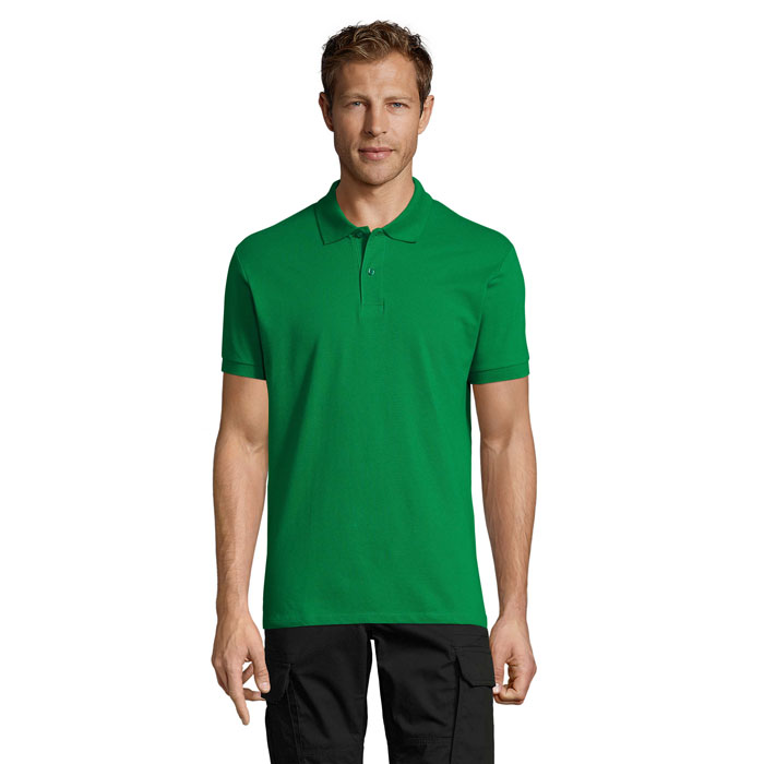 PERFECT MEN - PERFECT HEREN Polo 180g - voor bedrijven en relatiegeschenken - Helder Groen