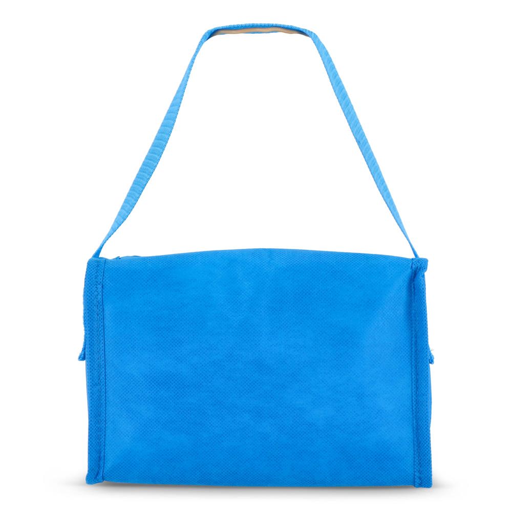R-PET koeltas voor 6 blikjes, non-woven, 20 x 13 x 12,5 cm, 75 g/m²