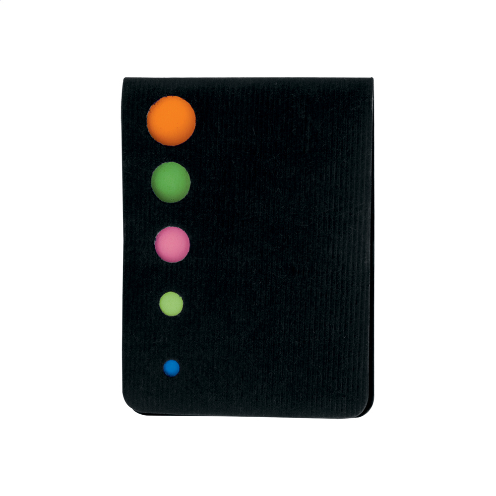 Minok - sticky notes - bedrukt of onbedrukt verkrijgbaar - Zwart