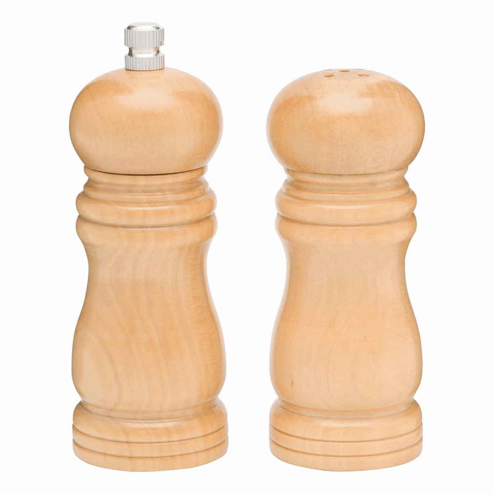 DUO SPICE - Zoutstrooier & pepermolen als set - voor bedrijven en relatiegeschenken