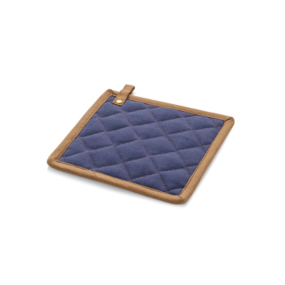 CLOVES. Onderzetter in canvas katoen (275 g/m²) - voor bedrijven en relatiegeschenken - Blauw