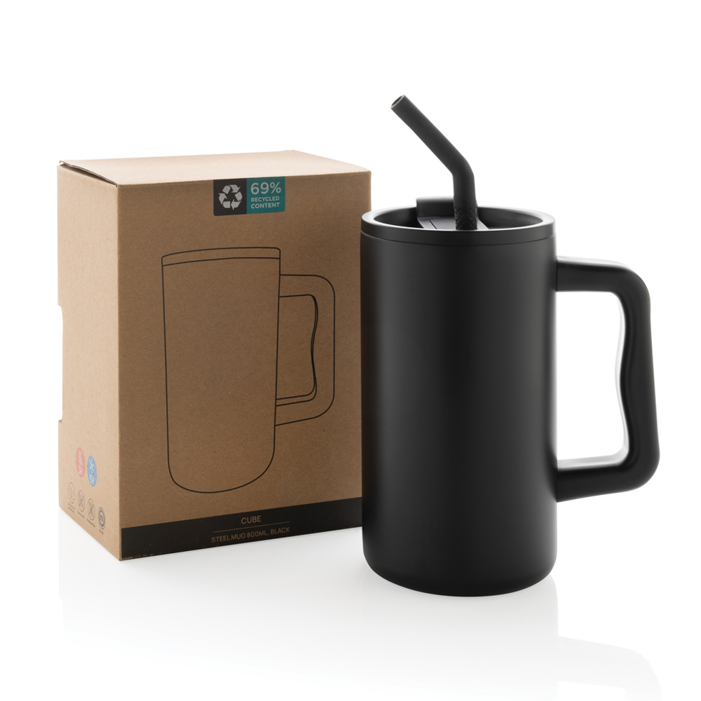 Cube RCS gerecycled RVS beker 800ml