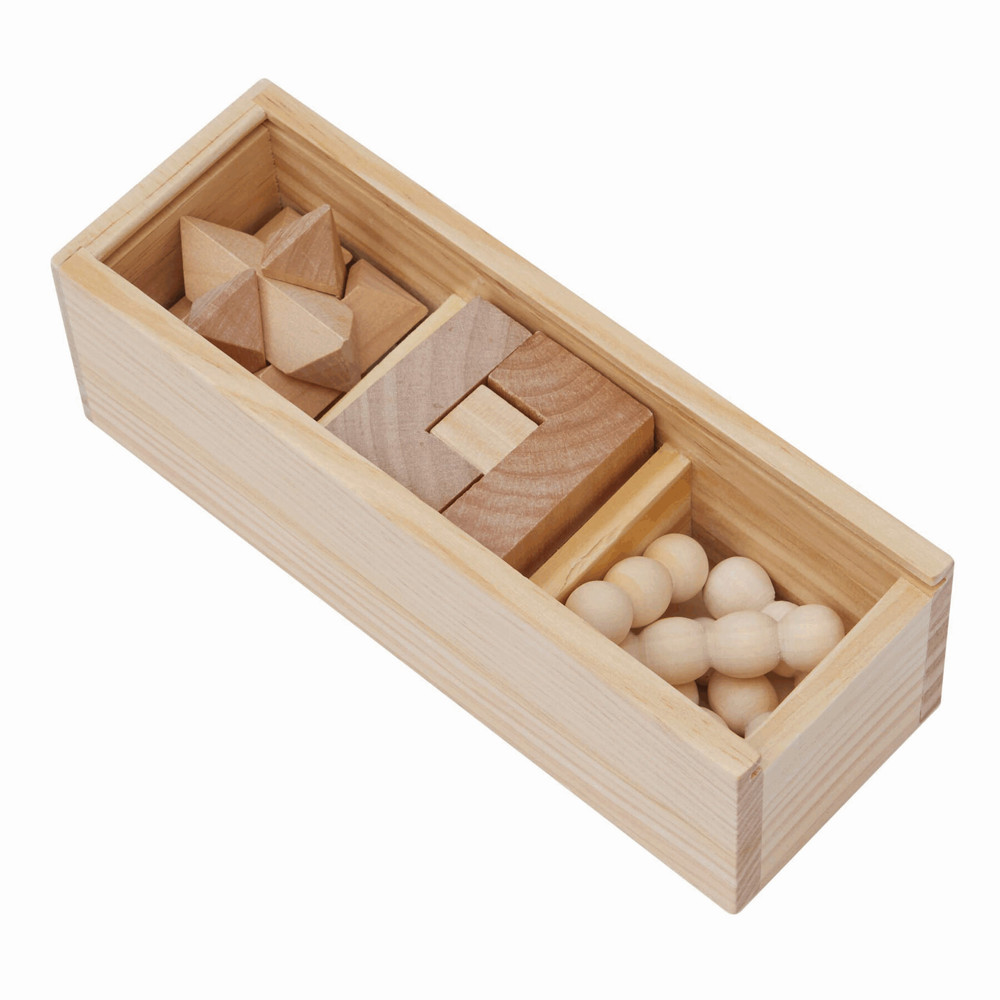 BRAIN POWER - Houten puzzel-set - kopen of bedrukken