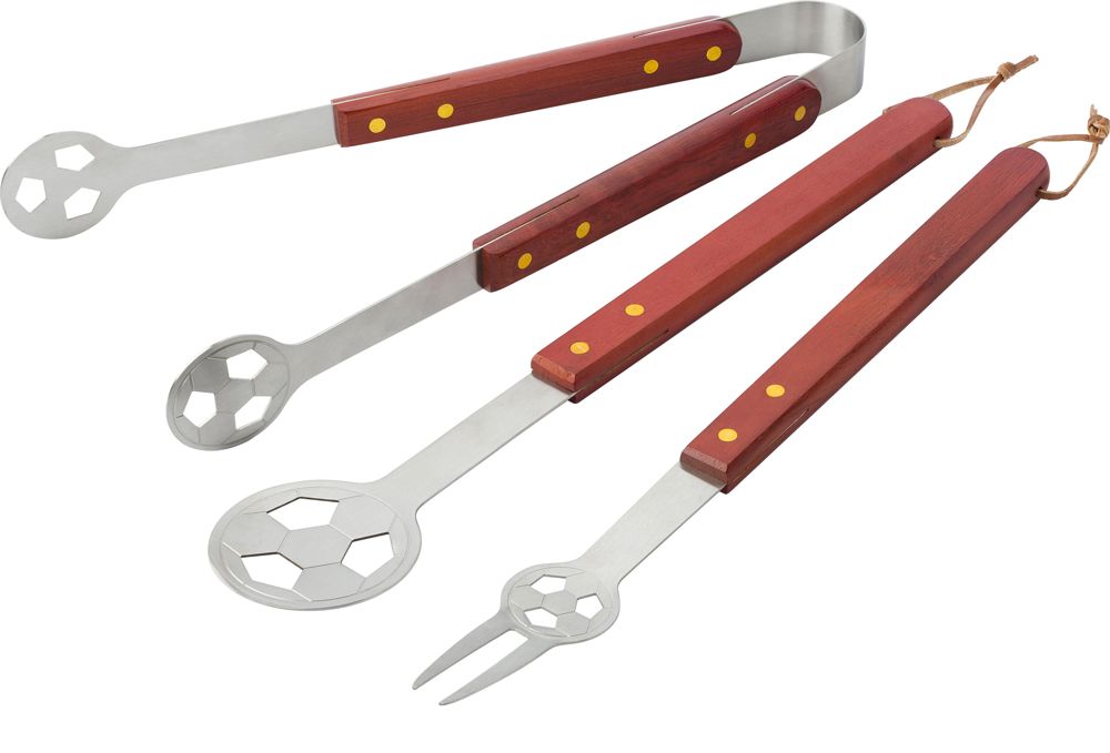 Nylon (600D) schort met barbecue set Christina