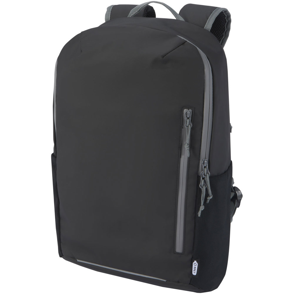 Aqua GRS gerecyclede waterbestendige 15" laptoprugzak 21 l - met logo of onbedrukt bestellen