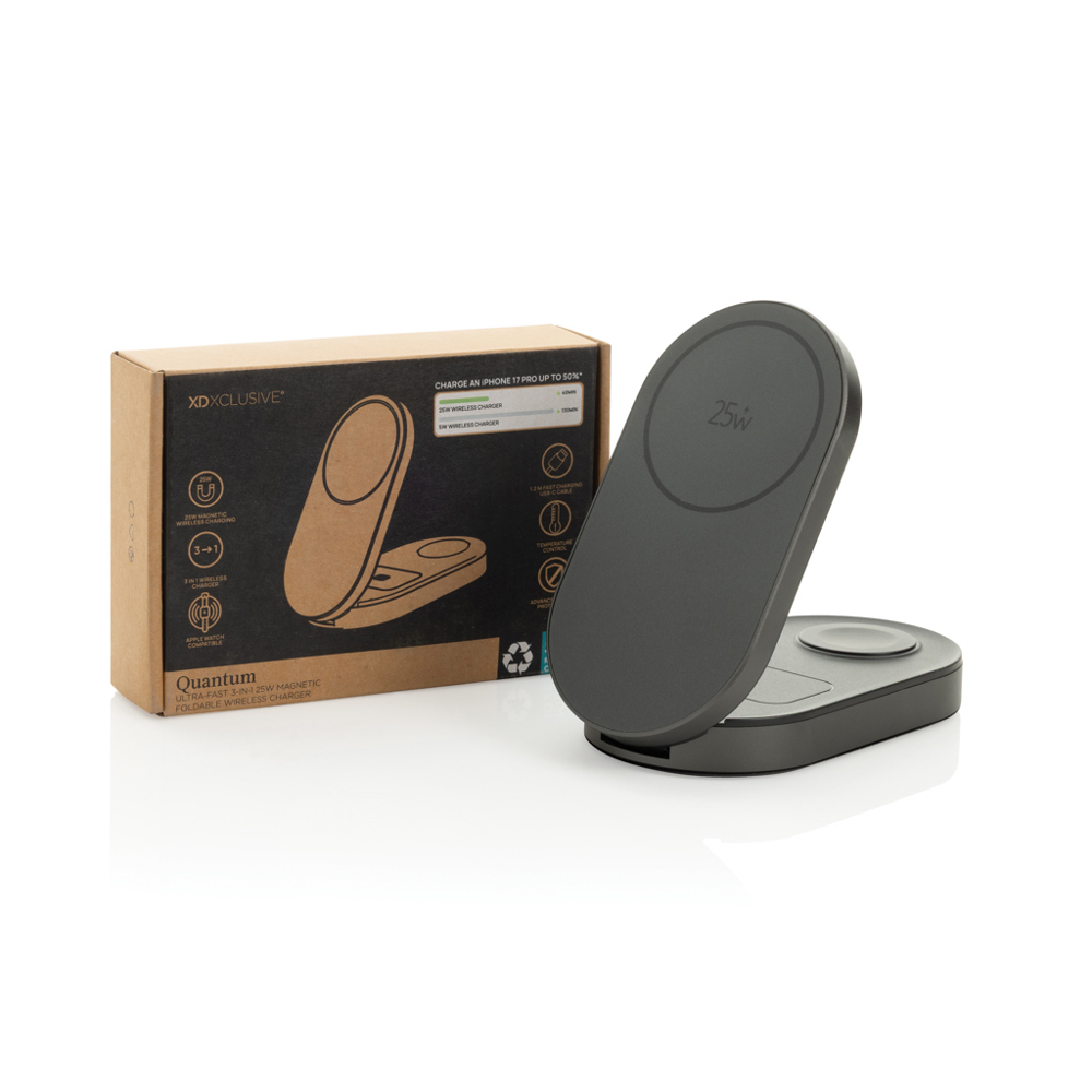Quantum ultra-fast 3-in-1 25W vouwbare lader