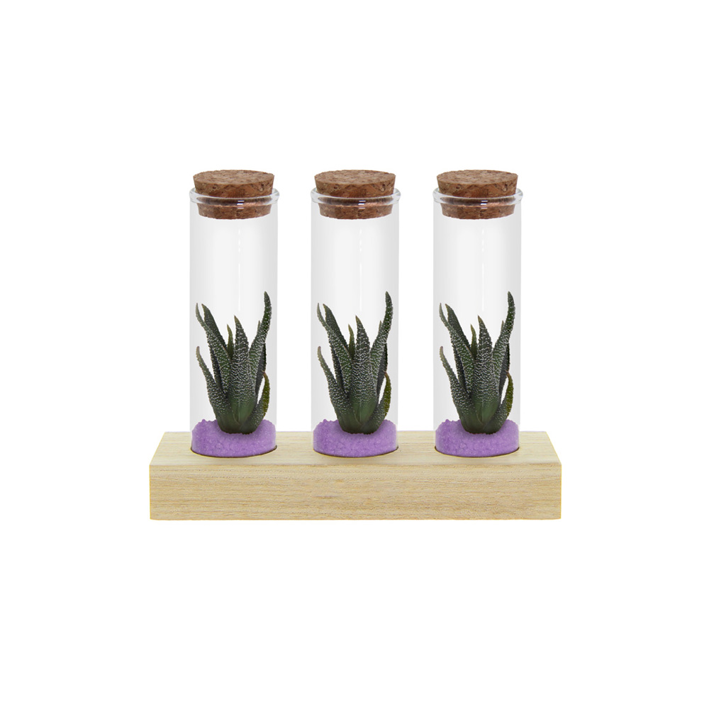 Tiny Treasurez® - Trio tube & wood - kopen of bedrukken - paars