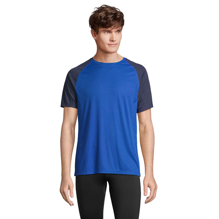 VORTEX - VORTEX RAGLAN T-SHIRT - met logo of onbedrukt bestellen - French Navy/Royal Blue