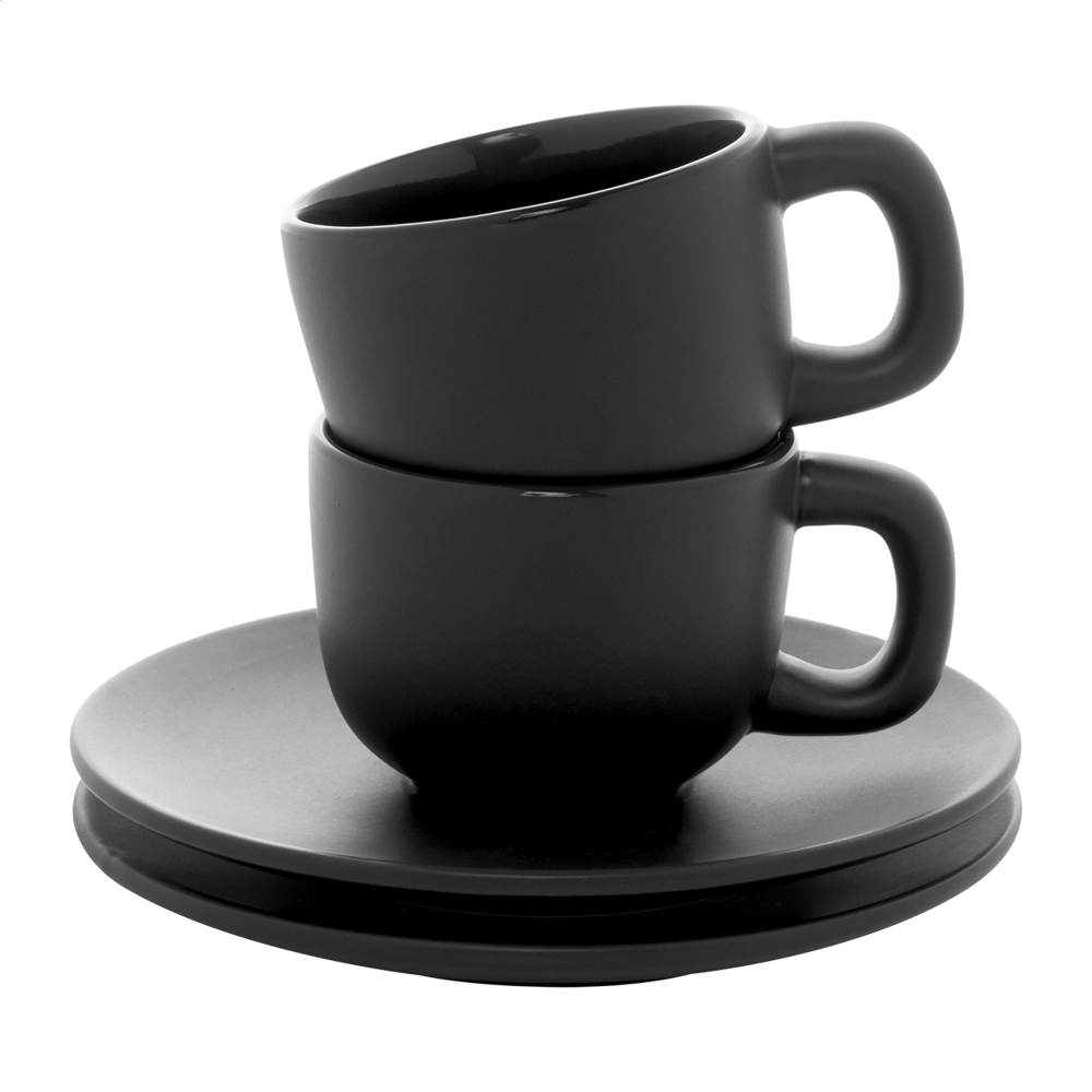 Caturra - Espresso kopje set - kopen of bedrukken - Zwart