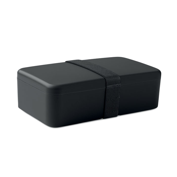 BRUSS - Lunchbox in PP 750ml - met logo of onbedrukt bestellen - Zwart