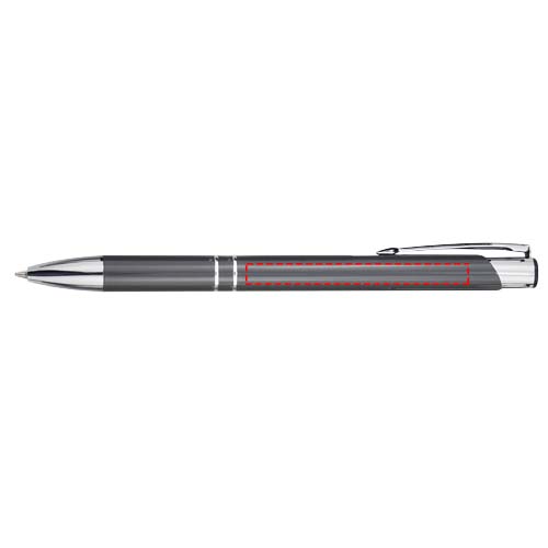 Moneta aluminium balpen (blauwe inkt)