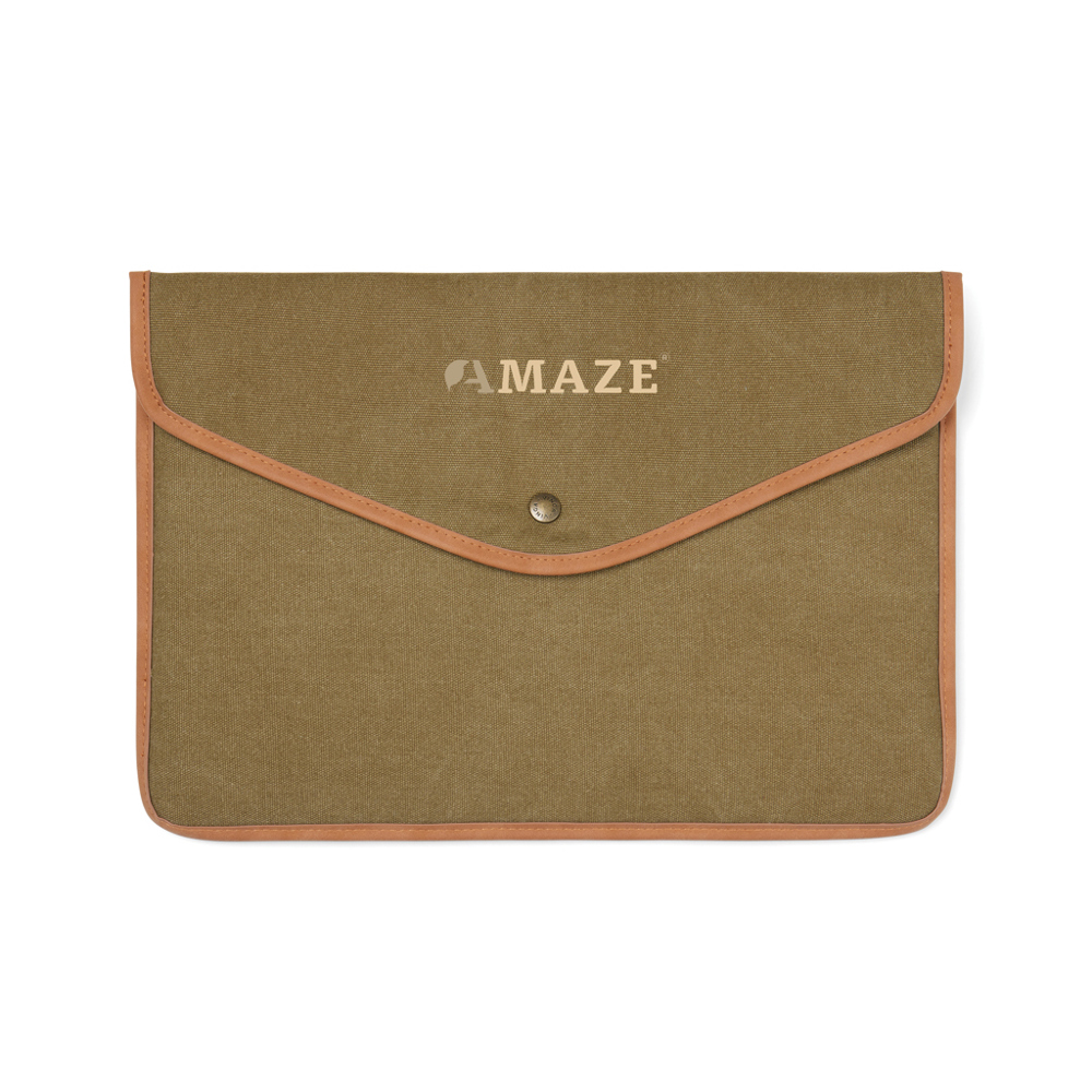 VINGA Bosler GRS recycled canvas 14" laptop sleeve