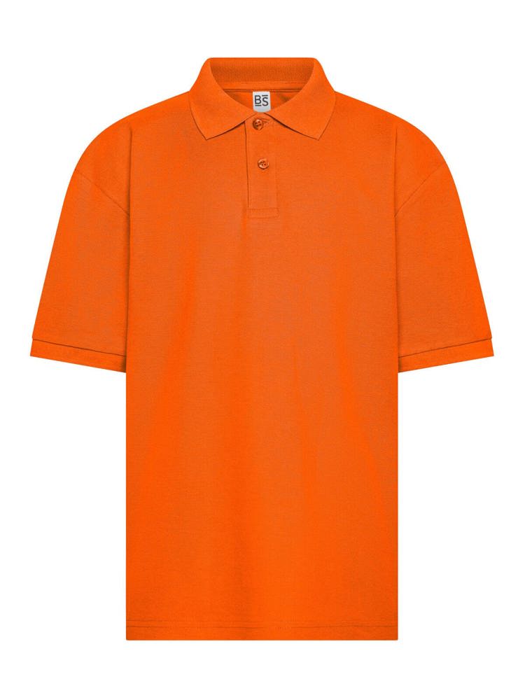 BS Evolution kids polo, 180 gr/m² - kopen of bedrukken - Oranje (PMS 1585C)