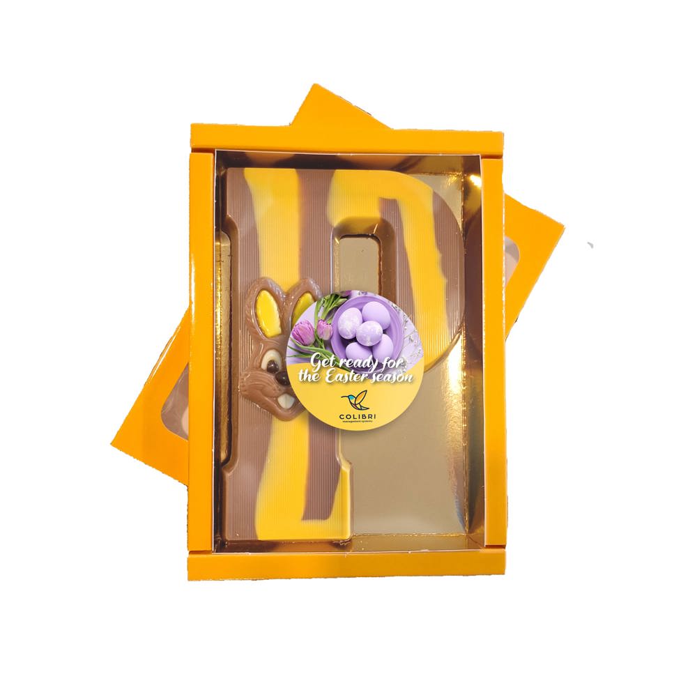 Paas chocoladeletter - voor bedrijven en relatiegeschenken