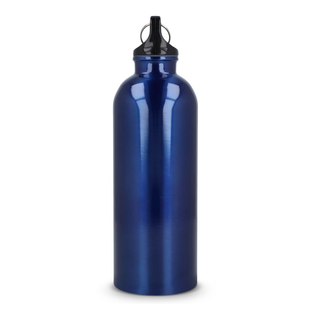 Gerecycled RVS Enkelwandige fles met Karabijnhaak 500ml