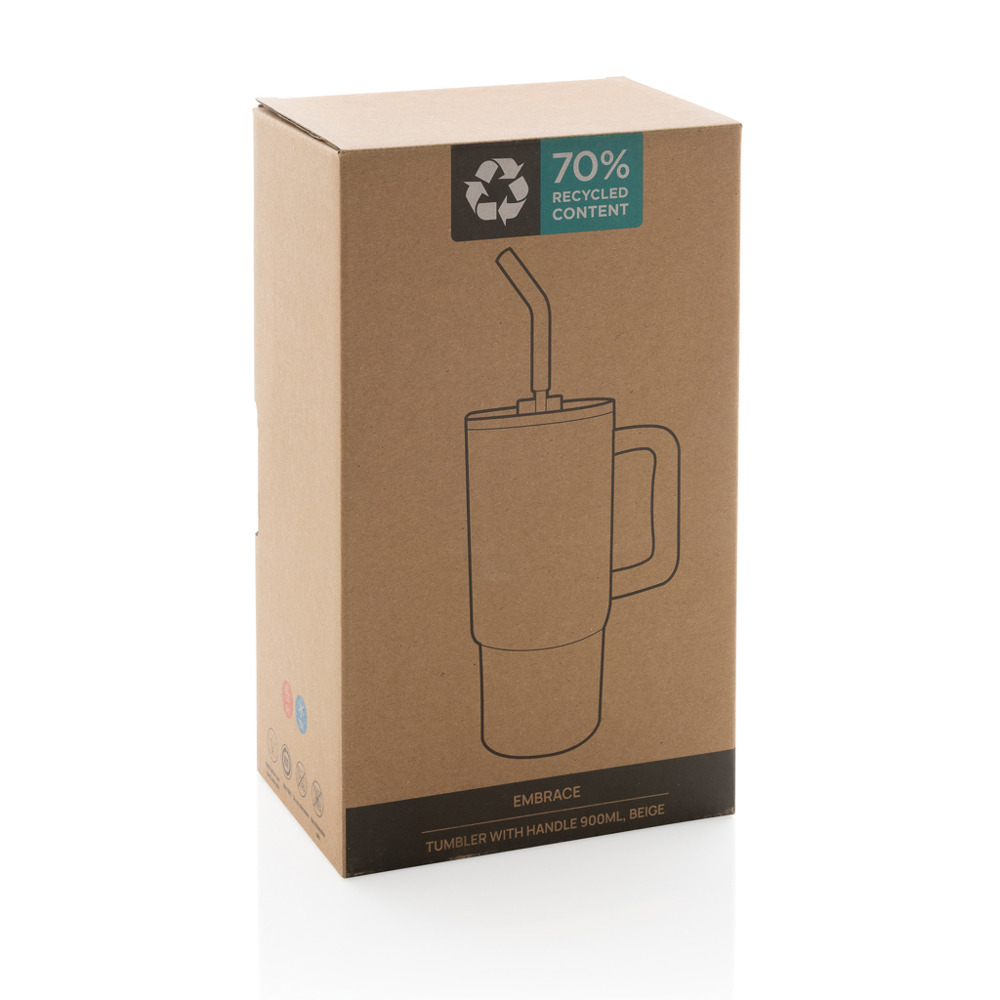 Embrace deluxe RCS recycled RVS drinkbeker 900ml