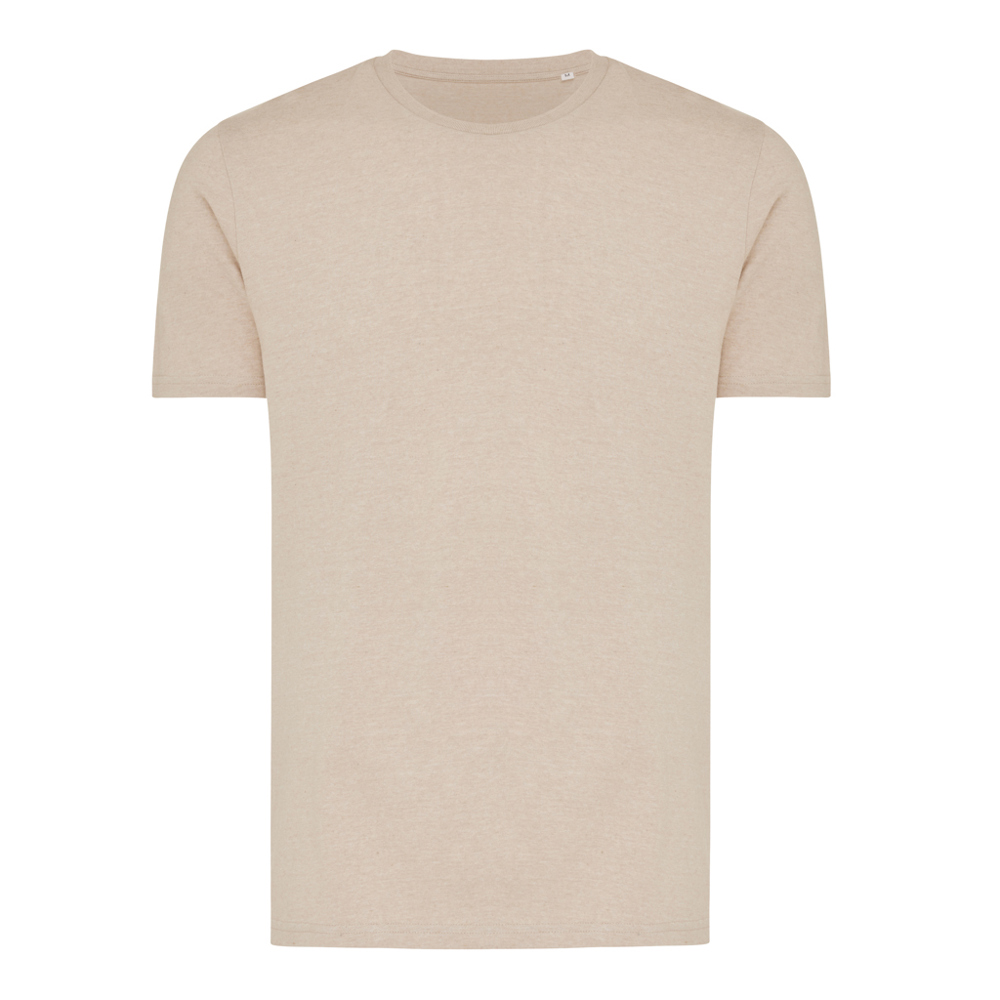 IQONIQ Brett gerecycled katoen t-shirt - kopen of bedrukken - light heather brown (± PMS light heather brown)