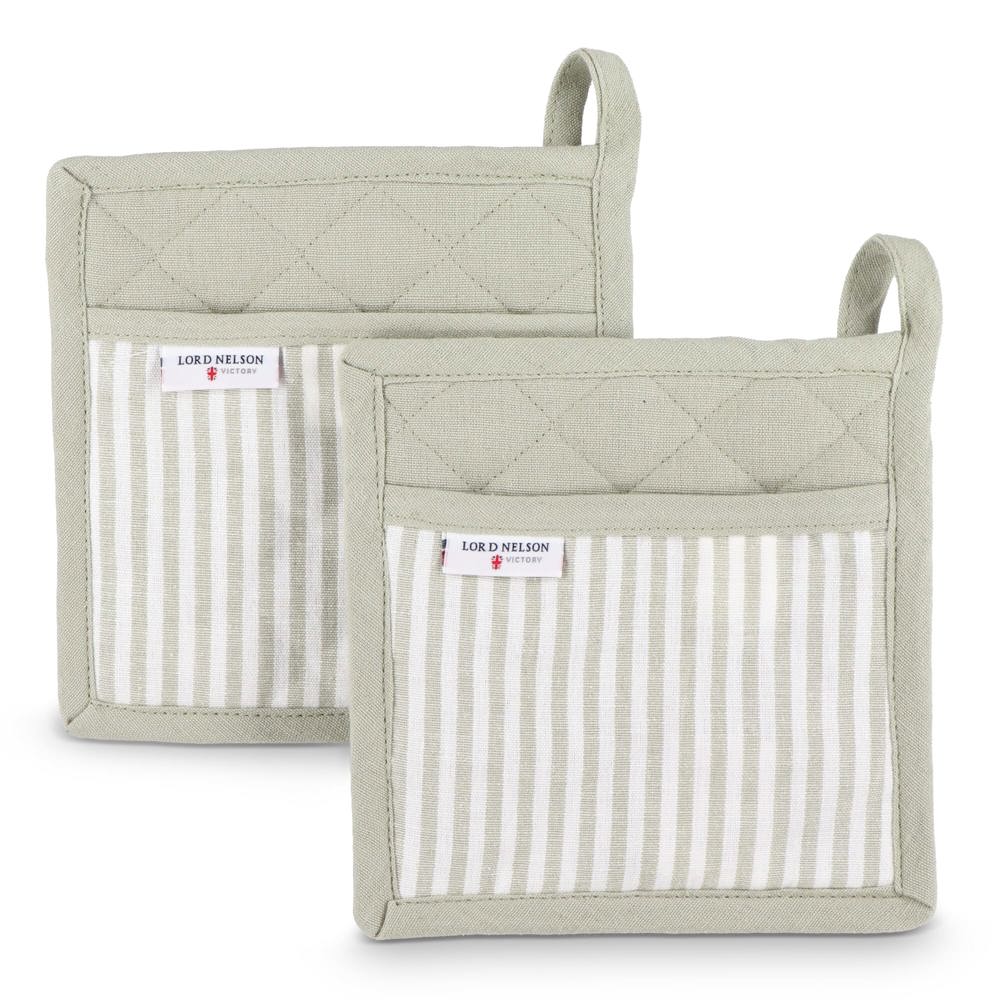 Lord Nelson Victory ovenwanten set 2 stuks - kopen of bedrukken - Lichtgroen / Wit