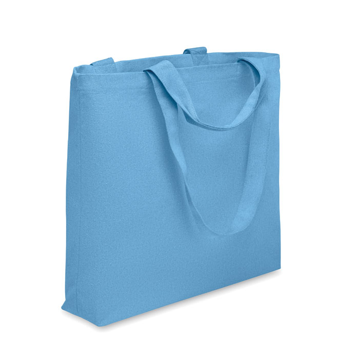 MALDI BEACH - Strandtas canvas 320gr/m² - voor bedrijven en relatiegeschenken - turquoise