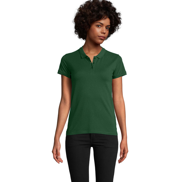 PLANET WOMEN - PLANET DAMES Polo 170g - met logo of onbedrukt bestellen - Flesgroen