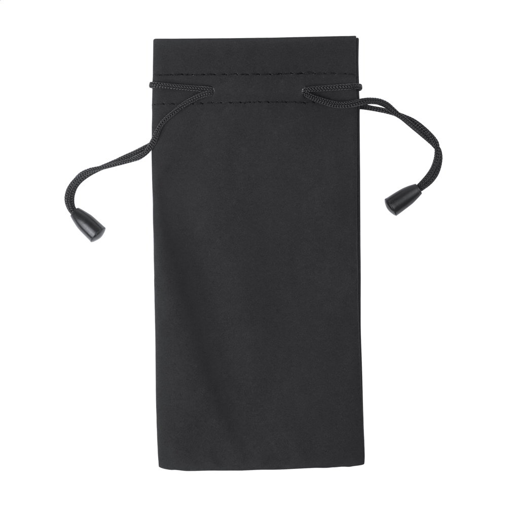 Stringa - etui voor zonnebril - bedrukt of onbedrukt verkrijgbaar - Zwart