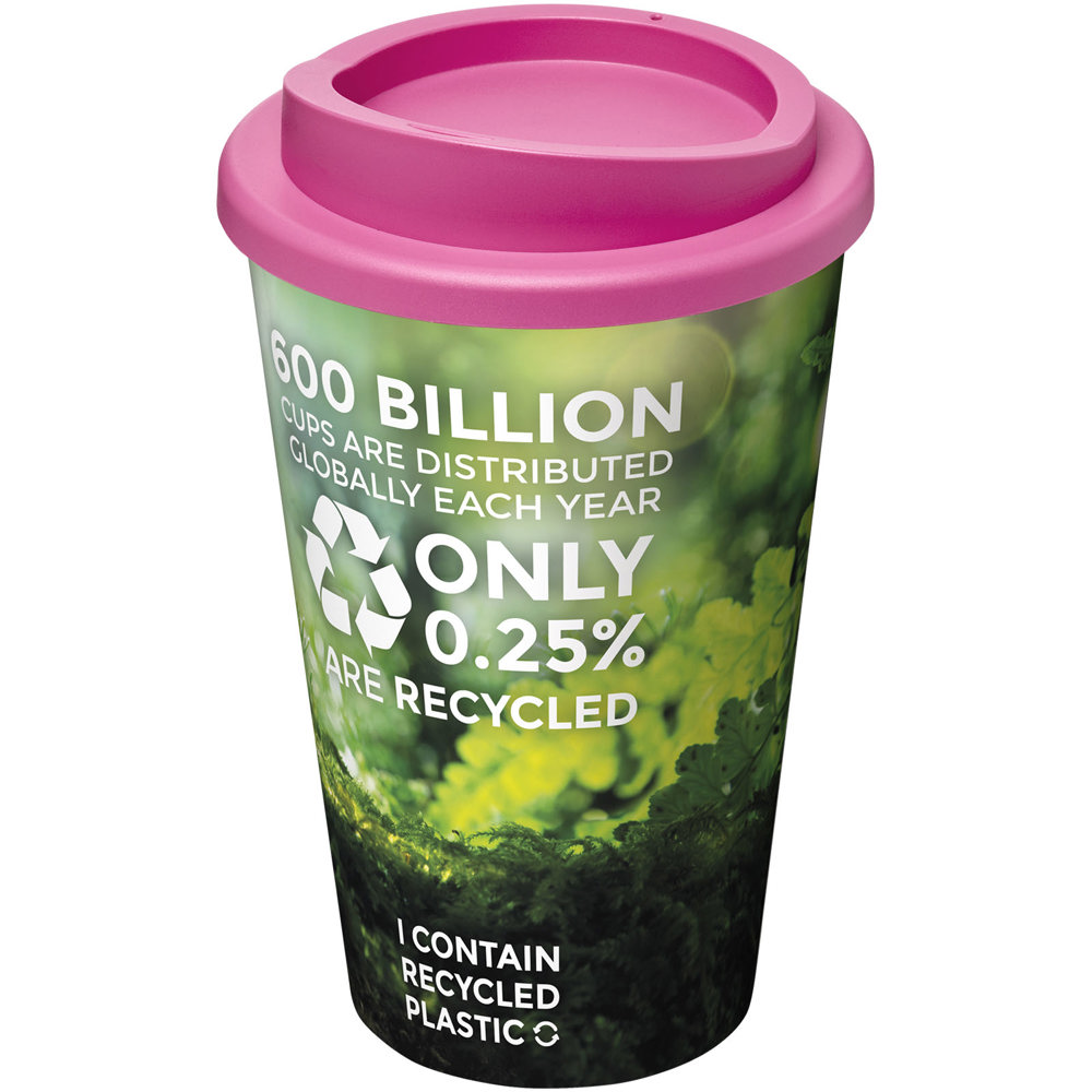 Brite Americano® 350 ml geïsoleerde beker - met logo of onbedrukt bestellen - magenta