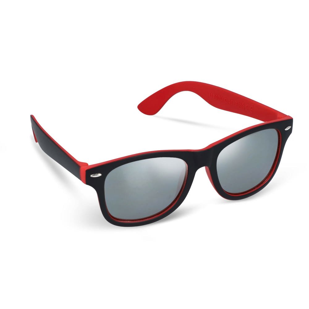 Zonnebril Tate spiegelglas UV400 - voor bedrijven en relatiegeschenken - rood
