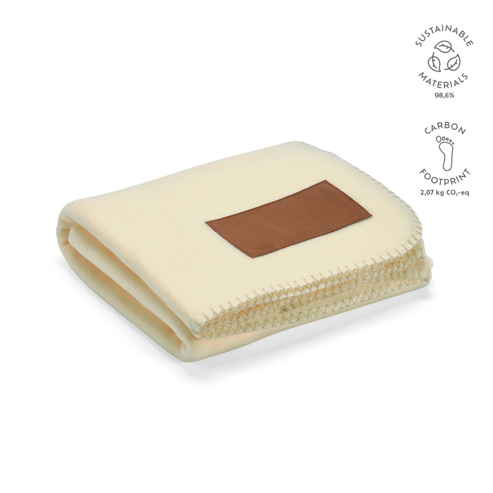 Pollock Deken rPET 180 gsm - met logo of onbedrukt bestellen - Beige