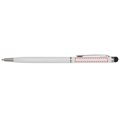 Ore aluminium balpen met stylus (blauwe inkt)