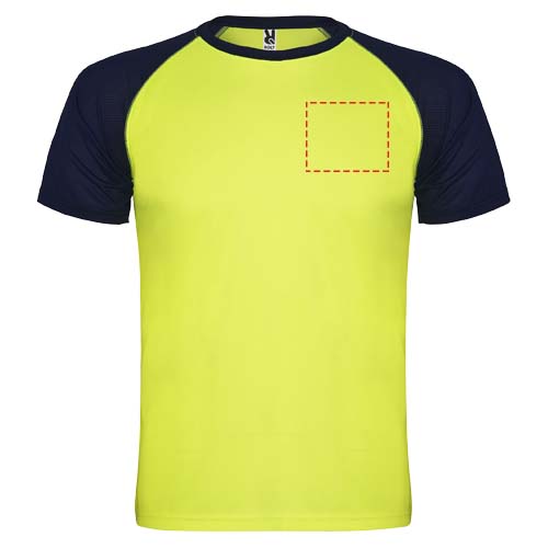 Indianapolis 140 g/m² unisex sportshirt met korte mouwen