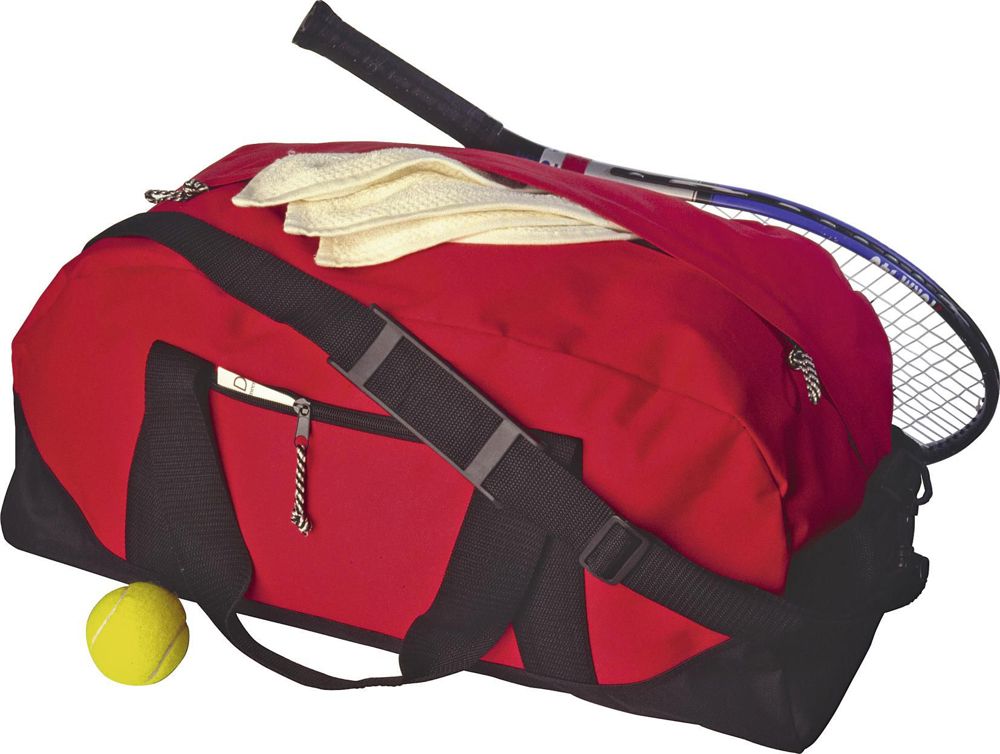 Polyester (600D) sporttas Amir - met logo of onbedrukt bestellen - rood
