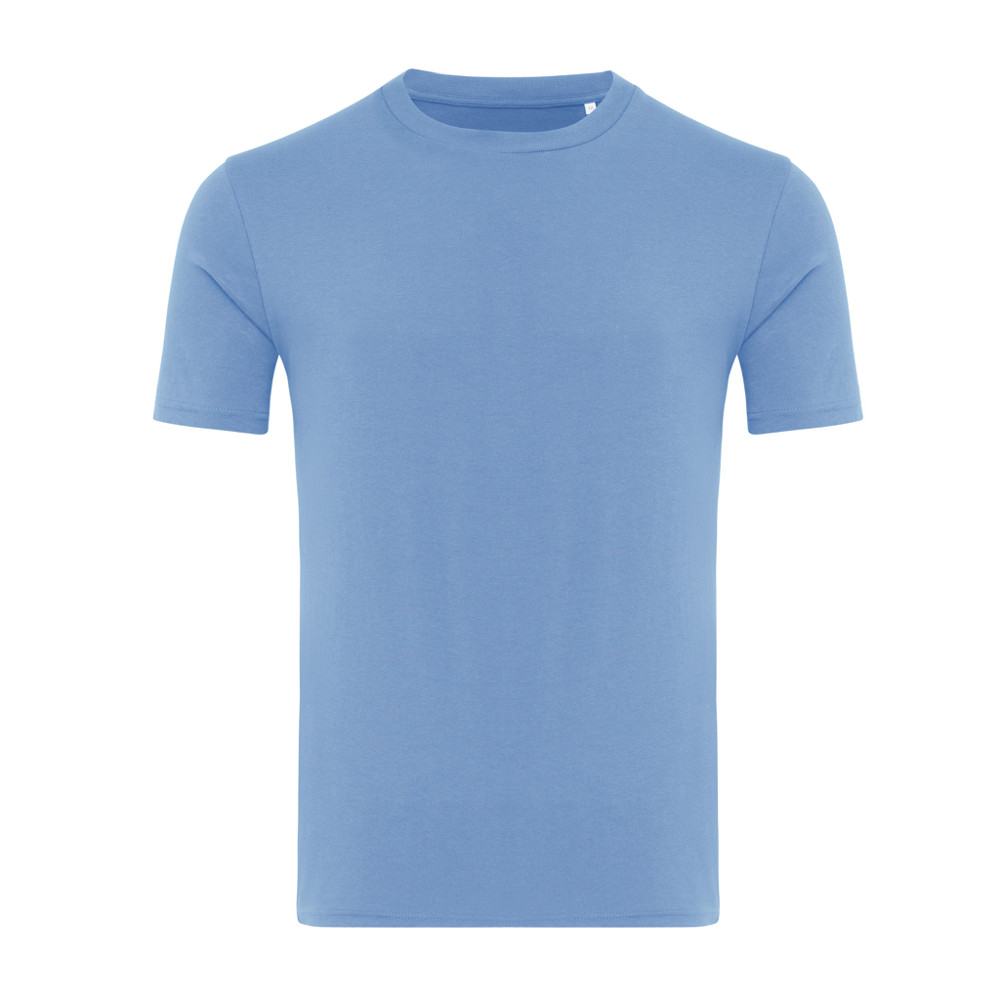IQONIQ Brett gerecycled katoen t-shirt - kopen of bedrukken - moon blue (± PMS 17-4029 TCX)