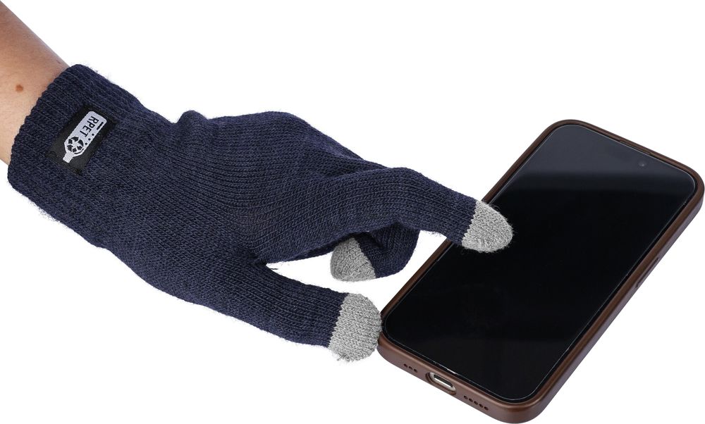 Gerecyclede polyester handschoenen Elena